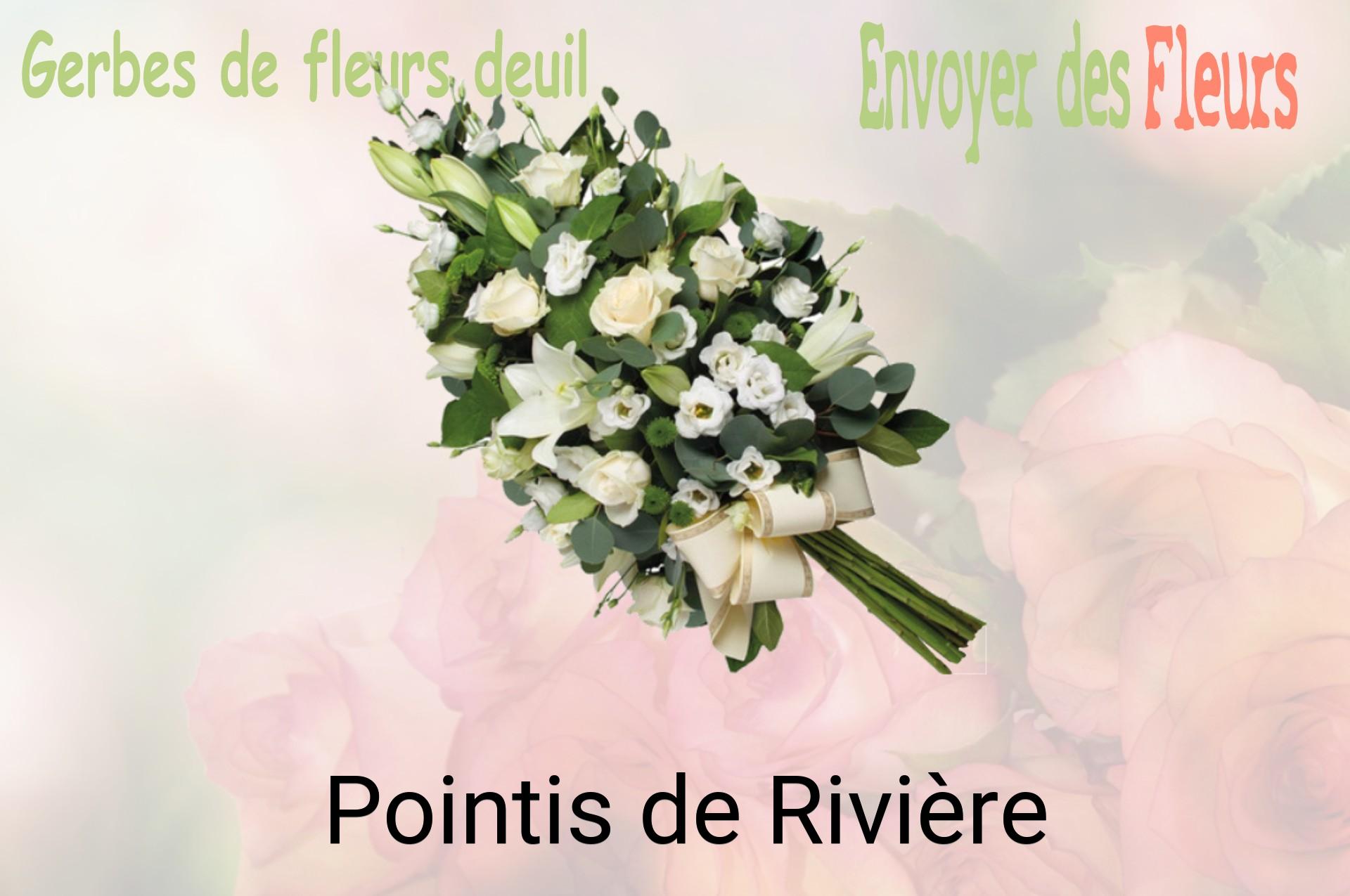 Gerbe de fleurs de deuil livrée à Pointis-de-Rivière